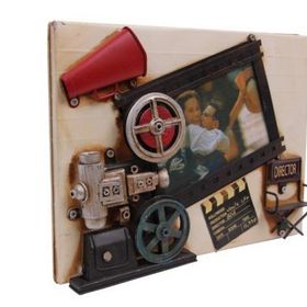 Himarry Dekoratif Metal Çerçeve Sinema Temalı Vintage Hediyelik Eşya