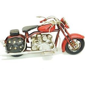 Himarry Dekoratif Metal Chopper Motosiklet Vintage Hediyelik Biblo