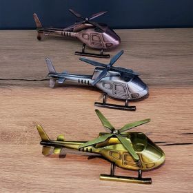Himarry Dekoratif Metal Helikopter Dekoratif Hediyelik Çok Renkli Biblo