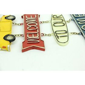 Himarry Dekoratif Metal Kapı Yazısı Araba Vintage Dekoratif Hediyelik Eşya