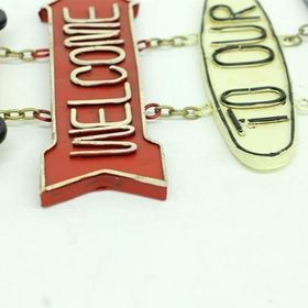 Himarry Dekoratif Metal Kapı Yazısı Araba Vintage Dekoratif Hediyelik Eşya