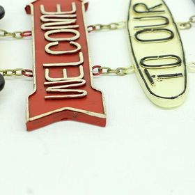 Himarry Dekoratif Metal Kapı Yazısı Araba Vintage Dekoratif Hediyelik Eşya