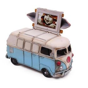 Himarry Dekoratif Metal Minibüs Çerçeveli ve Kumbaralı Hediyelik Eşya
