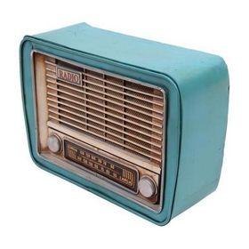 Himarry Dekoratif Metal Radyo Kumbaralı Vintage Çok Renkli Hediyelik Eşya