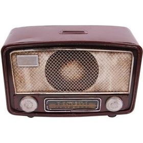 Himarry Dekoratif Metal Radyo Kumbaralı Vintage Çok Renkli Hediyelik Eşya