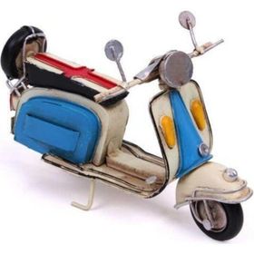 Himarry Dekoratif Metal Scooter Vintage Dekoratif Ev Ofis Hediyelik Eşya