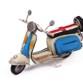 Himarry Dekoratif Metal Scooter Vintage Dekoratif Ev Ofis Hediyelik Eşya