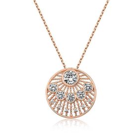 Himarry Etnik Desenli Rose 925 Ayar Kadın Gümüş Kolye
