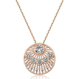 Himarry Etnik Desenli Rose 925 Ayar Kadın Gümüş Kolye