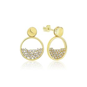 Himarry Gold Çiğ Damlası Gümüş Küpe