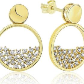 Himarry Gold Çiğ Damlası Gümüş Küpe