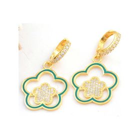 Himarry ​Gold Sallantılı Çiçek Desenli Kadın Gümüş Küpe
