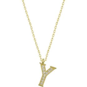 Himarry Gold Y Harfi 925 Ayar Kadın Gümüş Kolye