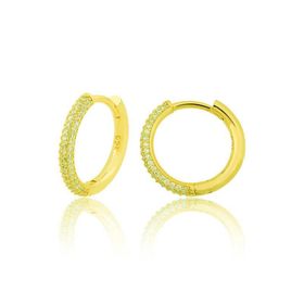Himarry Gümüş Gold Halka Kadın Küpe