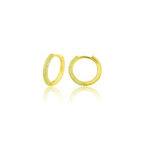 Himarry Gümüş Gold Halka Kadın Küpe