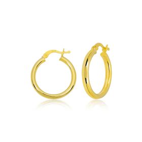 Himarry Gümüş Gold Halka Kadın Küpe