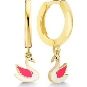 Himarry Gümüş Gold Kuğu Sallantılı Kadın Küpe