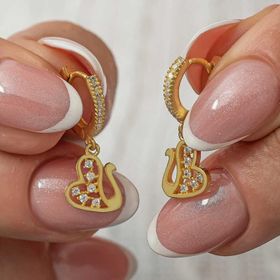 Himarry Gümüş Gold Kuğu Sallantılı Kadın Küpe