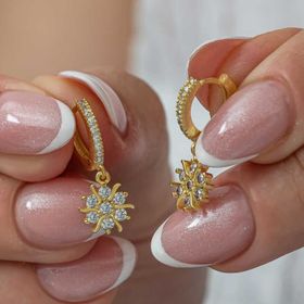 Himarry Gümüş Gold Sallantılı Güneş Kadın Küpe
