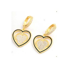Himarry ​Gümüş Gold Sallantılı Kalp Kadın Küpe