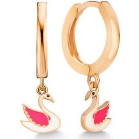 Himarry Gümüş Rose Kuğu Sallantılı Kadın Küpe