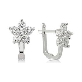 Himarry himarry 925 Ayar Gümüş Çiçek Küpe