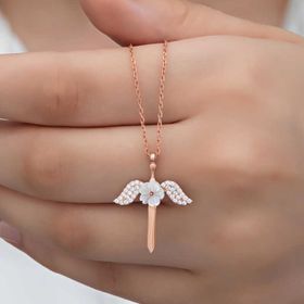 Himarry Manolya Çiçeği 925 Ayar Kadın Gümüş Kolye