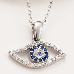 Himarry Nazarlı Göz 925 Ayar Kadın Gümüş Kolye