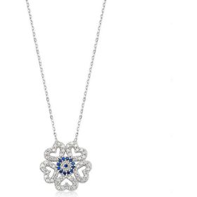 Himarry Nazarlı Kalp 925 Ayar Kadın Gümüş Kolye