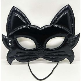 Himarry Siyah Renk Kumaş Malzemeden İmal Eva 19x15 cm Kedi Maskesi
