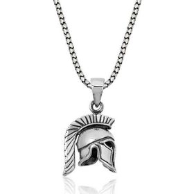 Himarry Şovalye Miğfer 925 Ayar Gümüş Kolye