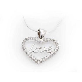 Himarry Taşlı Love 925 Ayar Kadın Gümüş Kolye