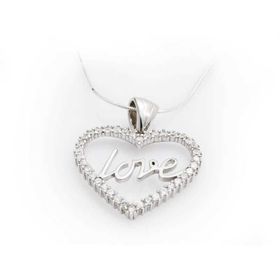Himarry Taşlı Love 925 Ayar Kadın Gümüş Kolye