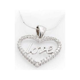 Himarry Taşlı Love 925 Ayar Kadın Gümüş Kolye