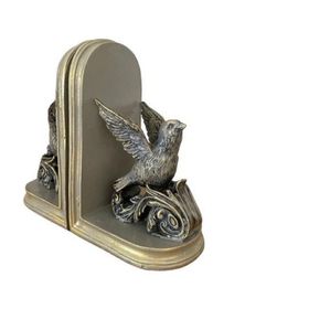 Himarry Temalı Bronz Kitap Stoperi Kuş