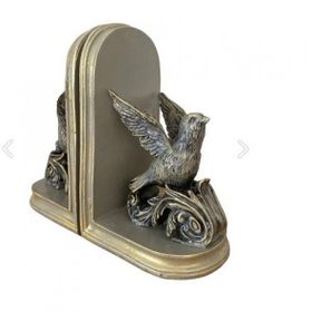 Himarry Temalı Bronz Kitap Stoperi Kuş