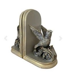 Himarry Temalı Bronz Kitap Stoperi Kuş