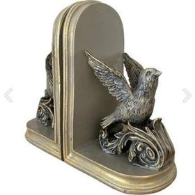 Himarry Temalı Bronz Kitap Stoperi Kuş