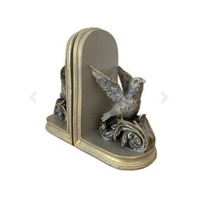 Himarry Temalı Bronz Kitap Stoperi Kuş