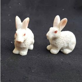 Himi Teraryum Objeleri Tavşan 2 Adet Teraryum Obje Minyatür Obje Teraryum Malzemeleri Teraryum Figür Aksesuar Saksı Süsü