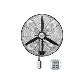 Hims HEF-DK750 210 W 75 cm Siyah 3 Kanat Kumandalı Sanayi Tipi Duvar Vantilatörü