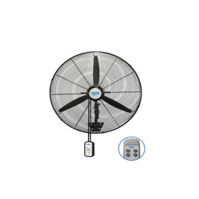 Hims HEF-DK750 210 W 75 cm Siyah 3 Kanat Kumandalı Sanayi Tipi Duvar Vantilatörü