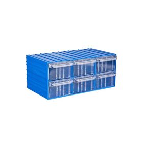 Hipaş 401-6 Şeffaf Çekmeceli Kutu