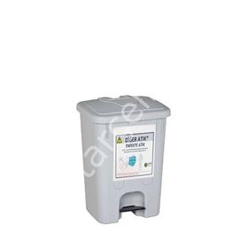 Hipaş ÇK-65 EA 470x400x630 mm Plastik - Pedallı Tekerlekli Enfekte Atık Kovası