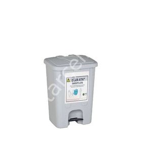 Hipaş ÇK-65 EA 470x400x630 mm Plastik - Pedallı Tekerlekli Enfekte Atık Kovası