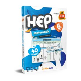 Hiper Zeka - 2026 6. Sınıf Haftalık Hep Matematik 40 Deneme