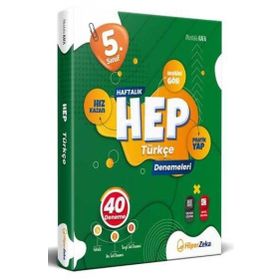 Hiper Zeka 5. Sınıf Haftalık HEP Türkçe 40 Deneme