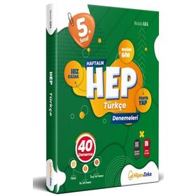 Hiper Zeka 5. Sınıf Haftalık HEP Türkçe 40 Deneme