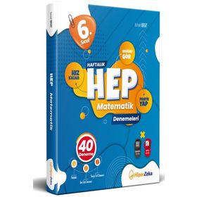 Hiper Zeka 6. Sınıf Haftalık HEP Matematik 40 Deneme