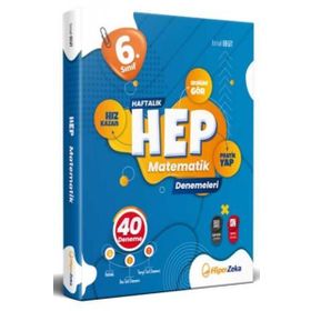 Hiper Zeka 6. Sınıf Haftalık HEP Matematik 40 Deneme